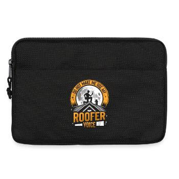 Dachdecker Mondruf – Roofer Voice - Laptoptasche 13" - Schwarz - Vorne