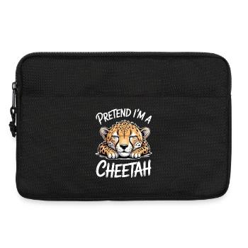Paroles du guépard Cadeau drôle de guépard - Sacoche pour ordinateur portable 13 pouces - noir - Devant