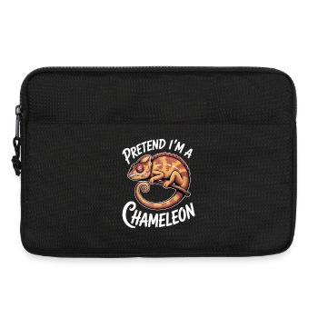 Chameleon Sayings Funny Chameleon Gift - Laptop bag 13" - black - Front