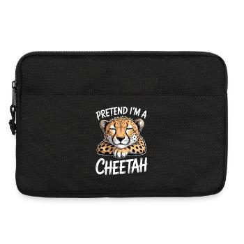 Paroles du guépard Cadeau drôle de guépard - Sacoche pour ordinateur portable 13 pouces - noir - Devant