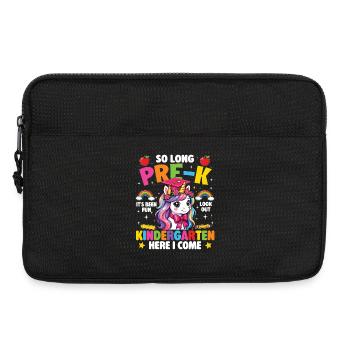So Long Pre-K Look Out Kindergarten Girl - Laptop bag 13" - black - Front