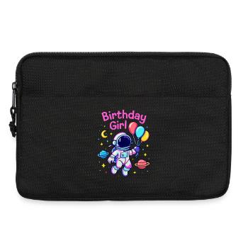 Fille d’anniversaire - Sacoche pour ordinateur portable 13 pouces - noir - Devant