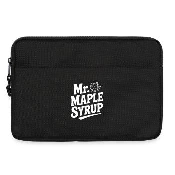 Monsieur Sirop d’érable - Sacoche pour ordinateur portable 13 pouces - noir - Devant