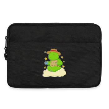 Tasse à café Tortue - Sacoche pour ordinateur portable 13 pouces - noir - Devant