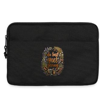 Gärtner Spruch Du bist gut genug - Laptoptasche 13" - Schwarz - Vorne
