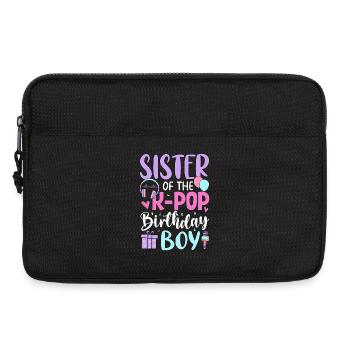 Sister of The K-Pop Birthday Boy - Laptop bag 13" - black - Front