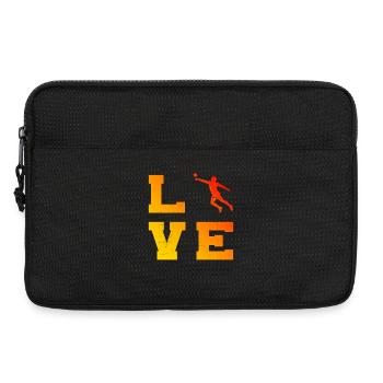 Fistball Playing Gift for a Fistball Player - Laptop bag 13" - black - Front