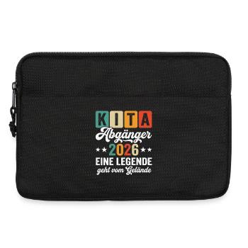 Kita Abgänger 2026 Legende - Laptoptasche 13" - Schwarz - Vorne