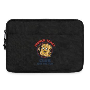 Frühstücks-French-Toast-Club Mach mit beim Spaß - Laptoptasche 13" - Schwarz - Vorne