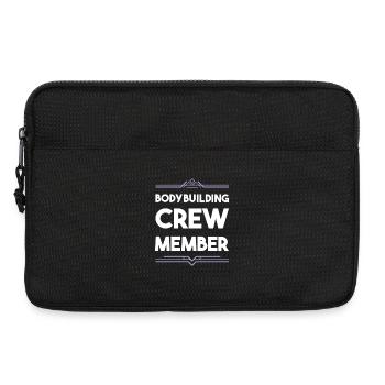 Bodybuilding Crew - Laptop bag 13" - black - Front