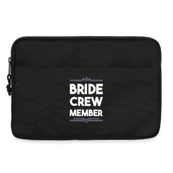 Bride Crew - Laptop bag 13" - black - Front