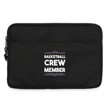 Équipe de basket-ball - Sacoche pour ordinateur portable 13 pouces - noir - Devant