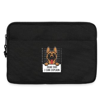 Belgian Malinois - Laptop bag 13" - black - Front