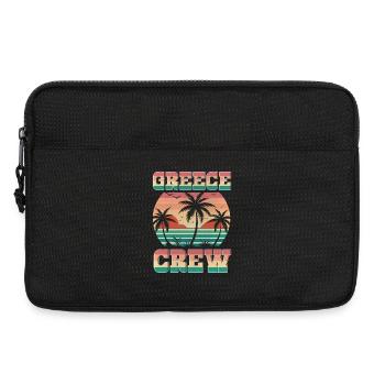 Équipage Grèce - Sacoche pour ordinateur portable 13 pouces - noir - Devant