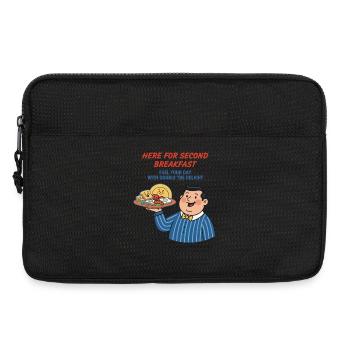 Frühstück Lustiger Brunch Kaffee Zweites Frühstück - Laptoptasche 13" - Schwarz - Vorne