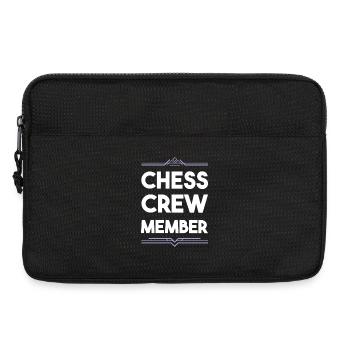 Chess Crew - Laptop bag 13" - black - Front