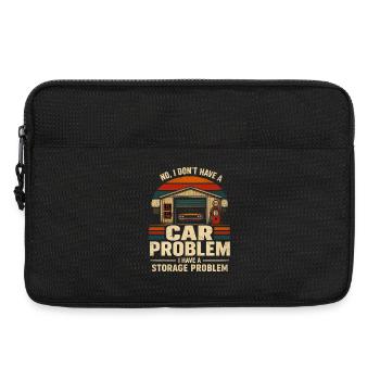 Kein Autoproblem | Retro-Garagenhumor - Laptoptasche 13" - Schwarz - Vorne