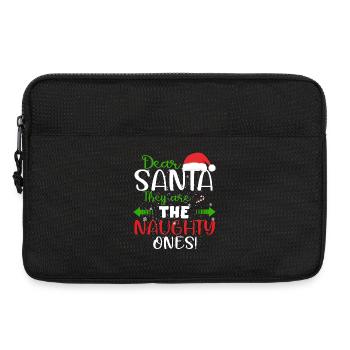 Lieber Weihnachtsmann Sie sind die Unartigen Lustiges Weihnachten - Laptoptasche 13" - Schwarz - Vorne