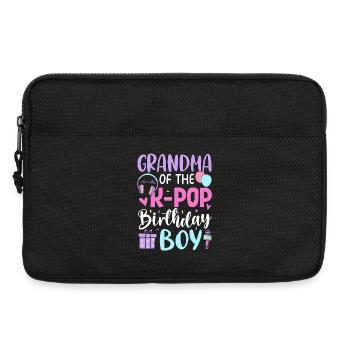 Grandma of The K-Pop Birthday Boy - Laptop bag 13" - black - Front