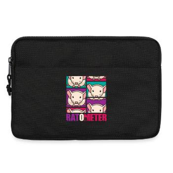 Rat, rat de maison, propriétaire de rats, amoureux des rats - Sacoche pour ordinateur portable 13 pouces - noir - Devant