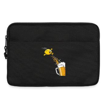 Radler Beer Funny Lemon Jumps In Mug - Laptop bag 13" - black - Front