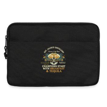 Petit-déjeuner Brunch drôle Café Beurre de cacahuète Érable - Sacoche pour ordinateur portable 13 pouces - noir - Devant