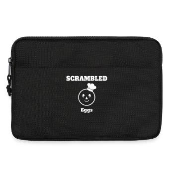 Breakfast Scrambled Eggs Funny Brunch Coffee - Laptop bag 13" - black - Front
