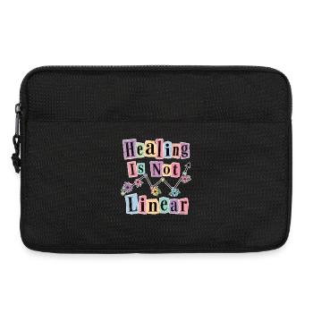 Die Heilung psychischer Gesundheit ist nicht linear - Laptoptasche 13" - Schwarz - Vorne