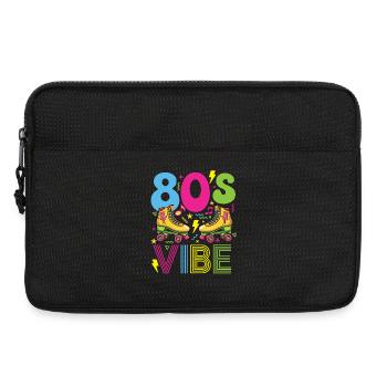 80s Vibe Retro Nostalgic Party - Laptop bag 13" - black - Front