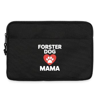 Foster Dog Mom - Hund Adoptiert Geschenk - Laptoptasche 13" - Schwarz - Vorne