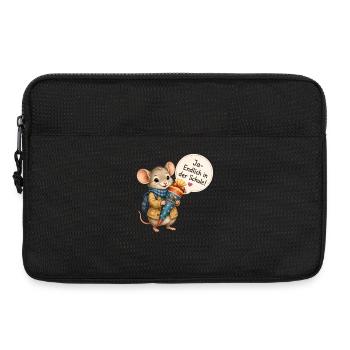 Erster Schultag - Einschulkind - Laptoptasche 13" - Schwarz - Vorne