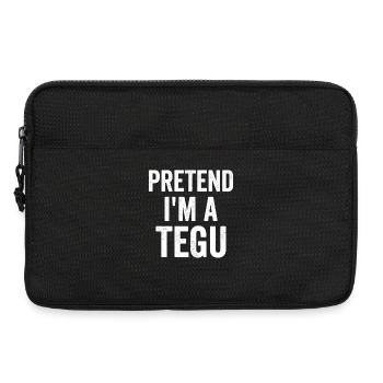 Fais comme si je sois un Tegu. - Sacoche pour ordinateur portable 13 pouces - noir - Devant
