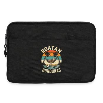 Roatan Hängematten Faultier - Laptoptasche 13" - Schwarz - Vorne