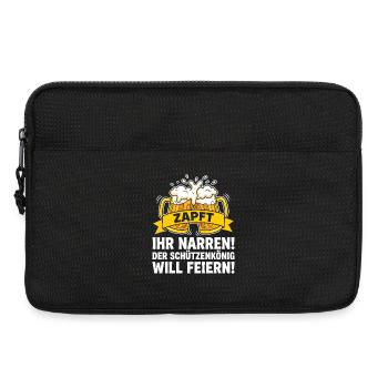 Zapft Ihr Narren – Schützenfest Stimmung - Laptoptasche 13" - Schwarz - Vorne