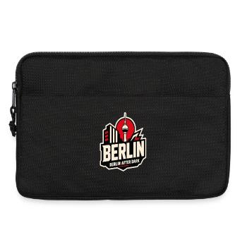 Berlin Nachtskyline - Laptoptasche 13" - Schwarz - Vorne