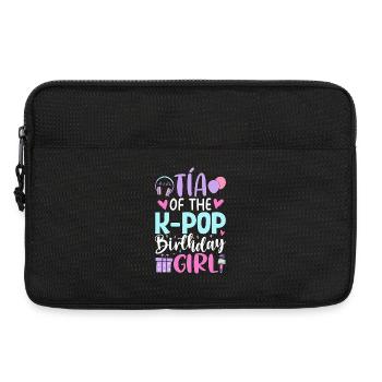 Tia de la fille d’anniversaire K-Pop - Sacoche pour ordinateur portable 13 pouces - noir - Devant
