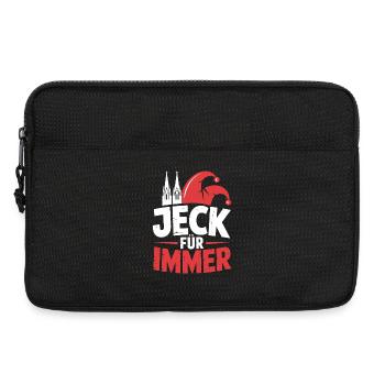 Jeck Für Immer Kölner Karneval Kölle Alaaf Kostüm - Laptoptasche 13" - Schwarz - Vorne