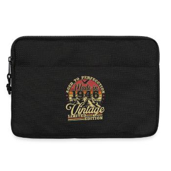 1946 Jahrgang Geburtstag Vintage Geschenk - Laptoptasche 13" - Schwarz - Vorne