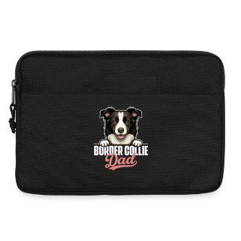 Border Collie Dad Sheepdog Agility Dog - Laptop bag 13" - black - Front