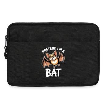 Cadeau amusant des chauves-souris sur les proverbes de chauve-souris - Sacoche pour ordinateur portable 13 pouces - noir - Devant