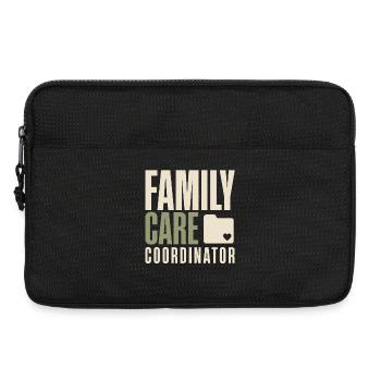 Altenpflege Für Eltern, Familienbetreuer, - Laptoptasche 13" - Schwarz - Vorne