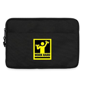 Strength Training Motivational Design - Laptop bag 13" - black - Front