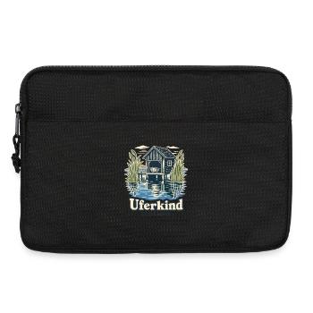 Uferkind Bodensee, Wochenende am See Heimatmotiv - Laptop bag 13" - black - Front