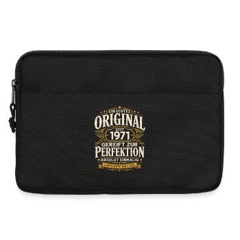 55. Geburtstag Geschenk Mann Original Vintage 1971 - Laptoptasche 13" - Schwarz - Vorne