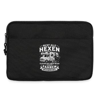 Nicht alle Hexen fliegen auf einem Besen Manche - Laptoptasche 13" - Schwarz - Vorne