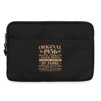 Original 1956 Jahrgang geboren 70. Geburtstag - Laptoptasche 13" - Schwarz - Vorne