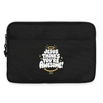Jesus Thinks You're Awesome - Laptoptasche 13" - Schwarz - Vorne