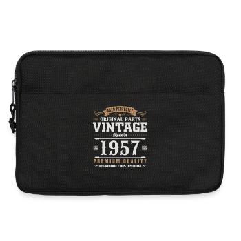 70 Ans 1957 Vintage Cadeau D'anniversaire - Sacoche pour ordinateur portable 13 pouces - noir - Devant