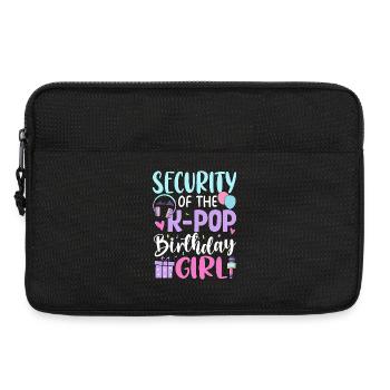 Sécurité de la fille d’anniversaire de la K-Pop - Sacoche pour ordinateur portable 13 pouces - noir - Devant