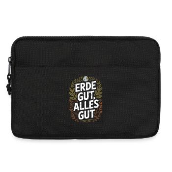 Erde Gut Alles Gut Umweltschutz Natur Mutter Erde - Laptoptasche 13" - Schwarz - Vorne